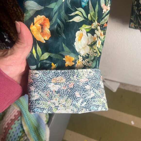 Robert Graham Size L Gatlin Long Sleeve Woven Button Down Shirt Floral Classic - Picture 9 of 10